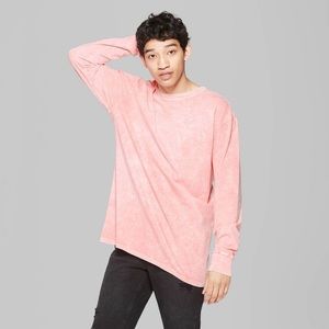 Mens size small, PINK AND WHITE color available,